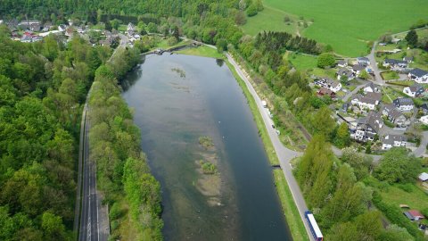 Stauweiher Osberghausen - Luftansicht 03