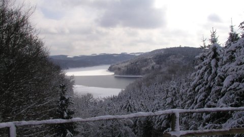Wiehltalsperre: Blick auf den Auchel Fjord