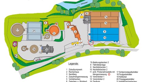 Aggerverband - Übersichtskarte Kläranlage Volperhausen