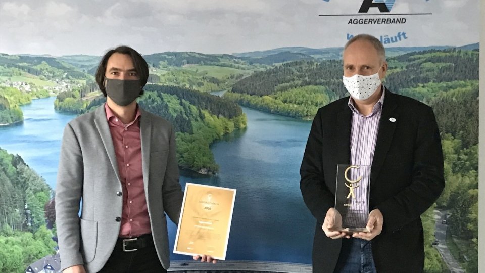 Aggerverband gewinnt den Corporate Health Award