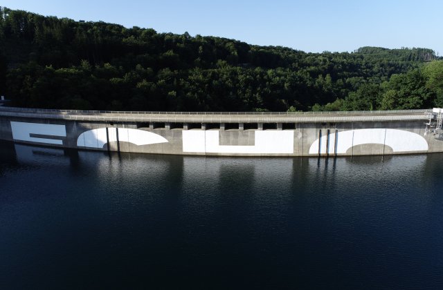 ECHO Kunstwerk an der Aggertalsperre