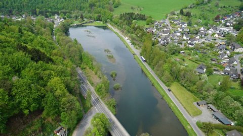 Stauweiher Osberghausen - Luftansicht 02