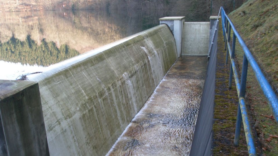 Überlauf Genkeltalsperre