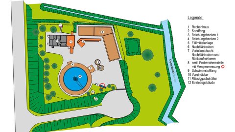 Aggerverband - Übersichtskarte Kläranlage Winterscheid