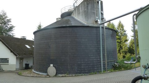 Faulturm zur Klärgasgewinnung