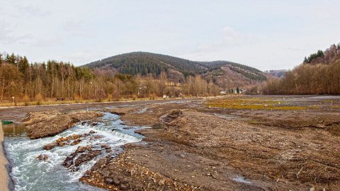 Stauweiher Osberghausen - Bach